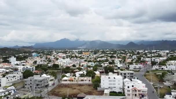 República Dominicana Bani 2022 Drone Panorámica Que Muestra Hermosa Vista — Vídeos de Stock