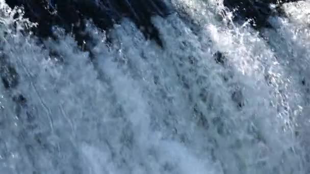 Zbliżenie Shot Waterfall — Wideo stockowe