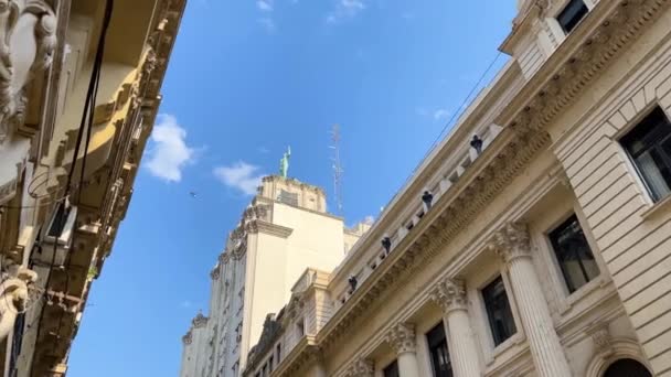Rosario Argentine Images Horizon Ville Les Bâtiments Architecture Promènent Dans — Video