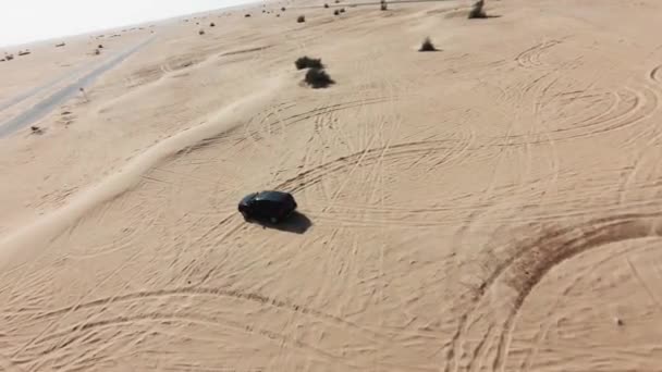 Slow Motion Fpv Drone Clip Fuoristrada Nel Deserto — Video Stock