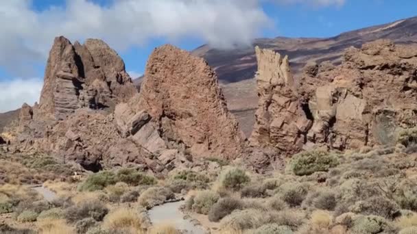 Une Vue Sur Roques Garca Sur Tenerife Les Îles Canaries — Video
