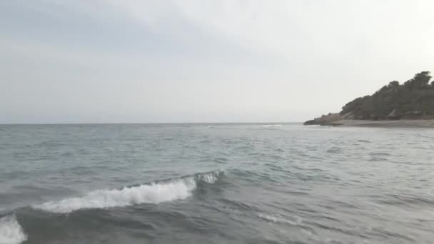 从地中海沿岸俯瞰鸟瞰 — 图库视频影像