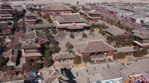 Antico Tempio Cinese Datong Cina — Video Stock