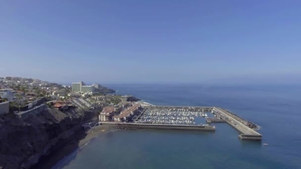 Tenerife Drone Canary Islands Santiago Del Teide — Stock Video