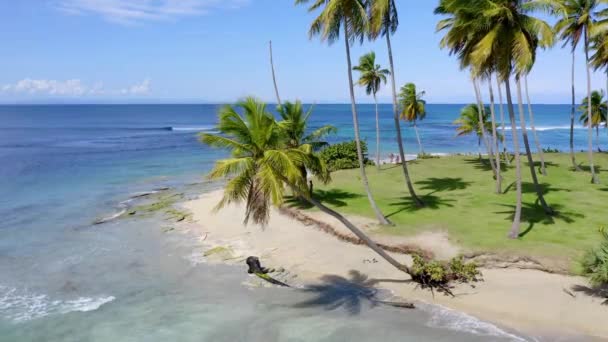 Incredibile Vista Sulla Spiaggia Esmeralda Miches Giornata Sole — Video Stock