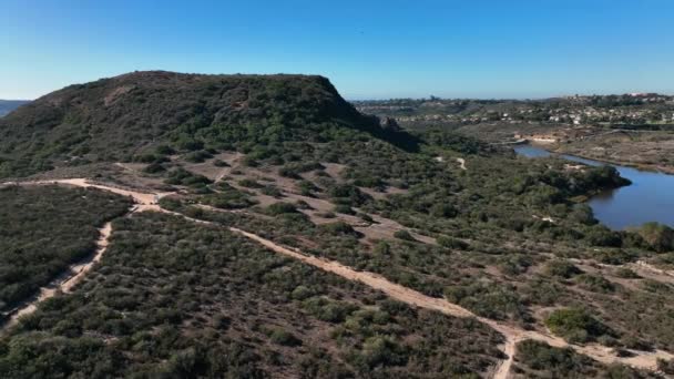 Veduta Aerea Drone Panning Calavera Hills Una Comunità Carlsbad California — Video Stock