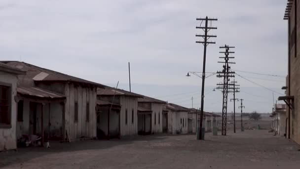 Humberstone Saltpeter Iquique Chile Abril 2014 Humberstone Saltpeter Desierto Atacama — Vídeo de stock