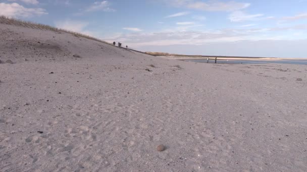 Plaża Sylt Jesienią Niemcy — Wideo stockowe