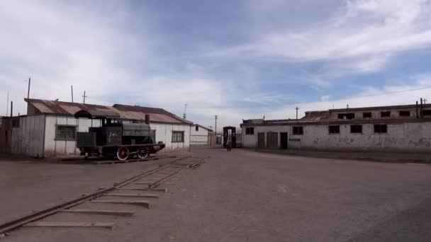 Humberstone Saltpeter Iquique Chile April 2014 Humberstone Saltpeter Atacama Desert — стокове відео