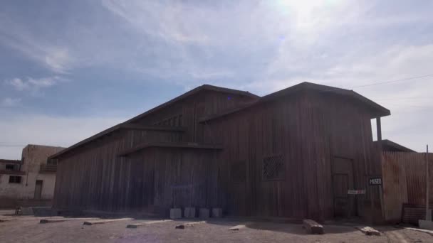 Humberstone Saltpeter Iquique Chile 2014 Április Humberstone Saltpeter Atacama Desert — Stock videók