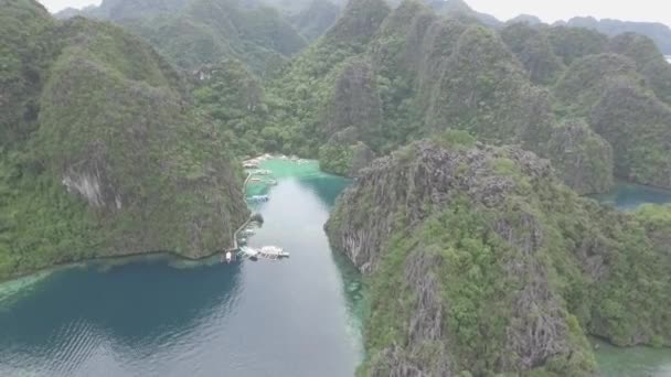 Βραχώδη Όρη Palawan Aerial — Αρχείο Βίντεο