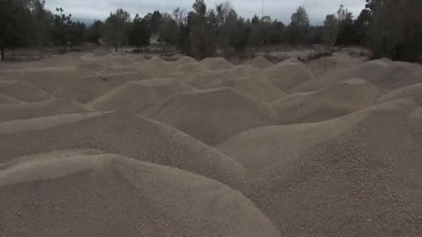 Eine Landschaft Aus Asche Nach Dem Ausbruch Des Vulkans Calbuco — Stockvideo