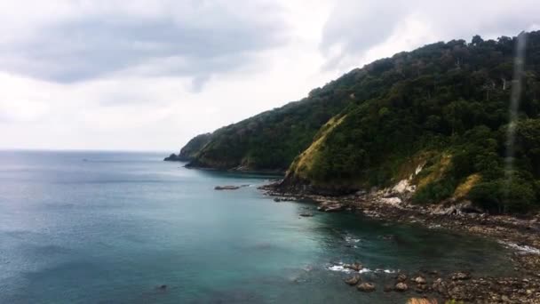 Vista Sulla Costa Del Parco Nazionale Sull Isola Koh Lanta — Video Stock