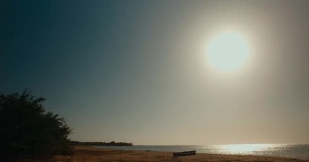 Ampie Riprese Sunset Beach — Video Stock
