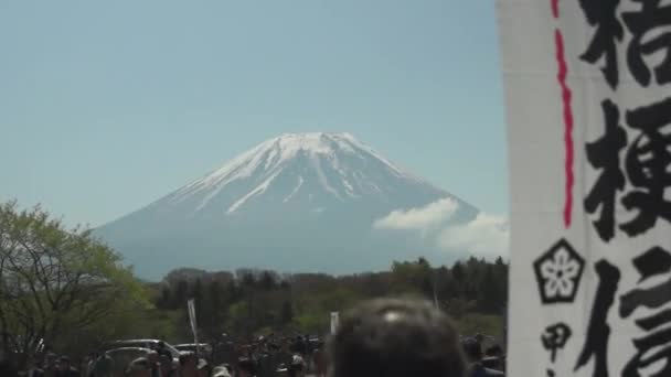 Mount Fuji Japán Csodálatos Kilátás — Stock videók