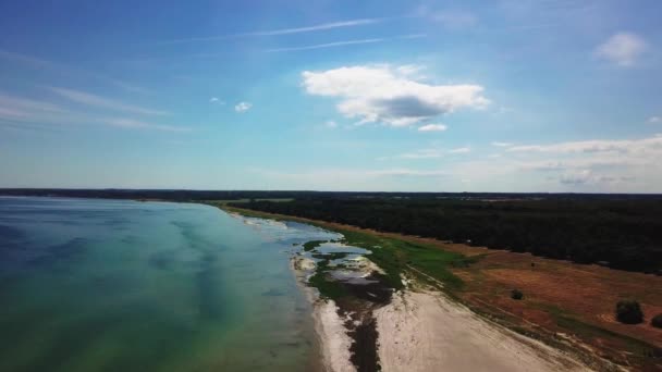 Praia Copenhague Vista Aérea — Vídeo de Stock