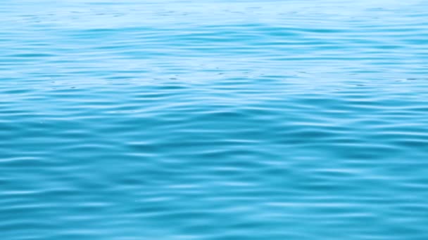 Ondas Agua Azul Suave — Vídeo de stock