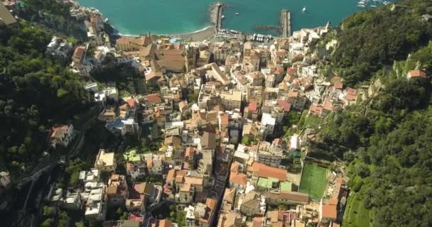 Talya Daki Amalfi Sahili Inanılmaz Görünüyor — Stok video