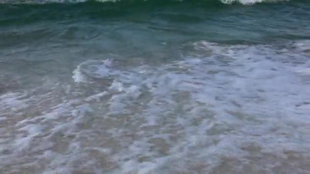 Ein Genauer Blick Auf Die Wellen Miramar Beach Florida — Stockvideo