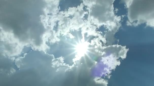 Slunečný Den Mění Bezprostřední Bouři Časový Skluz — Stock video