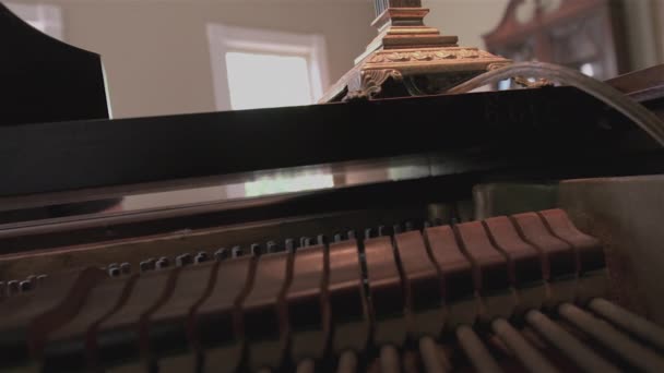 Filmación Hermoso Piano — Vídeo de stock