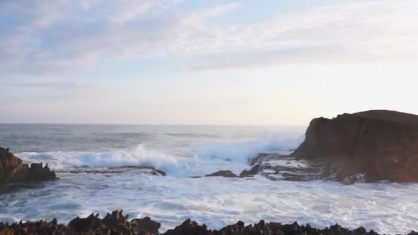 Havet Stranden Och Vågor — Stockvideo