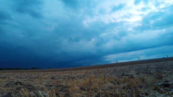 Timelapsevideo Burzą Niemczech — Wideo stockowe