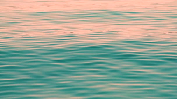 Barevná Klidná Voda Vlnky — Stock video