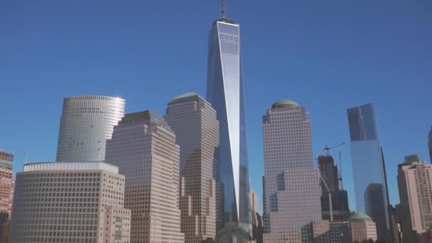 Widok Nowego World Trade Center — Wideo stockowe