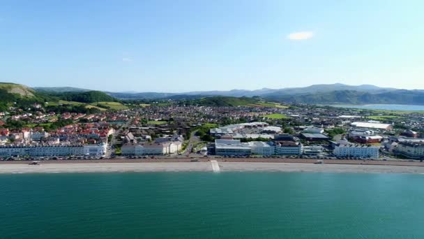 Pan Shot Του Llandudno Περιπάτου 1080P — Αρχείο Βίντεο