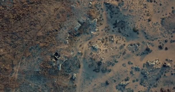 Bela Paisagem Drone Ilha Chipre Fotografado Sobre Praias Arenosas Rochas — Vídeo de Stock