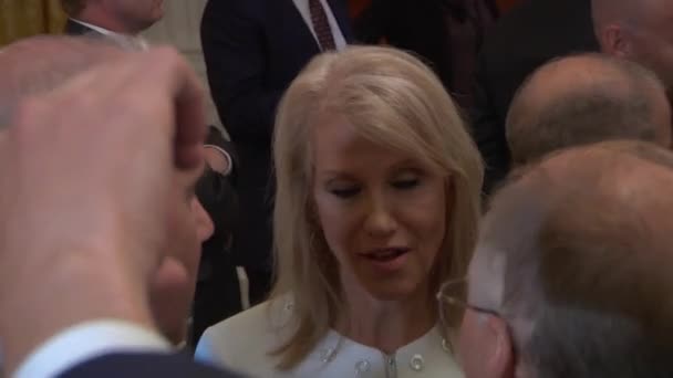 Nats Rullfilm Kellyanne Conway — Stockvideo
