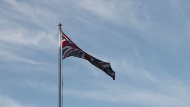 Bandera Del Reino Unido Gran Bretaña Irlanda Del Norte Union — Vídeos de Stock