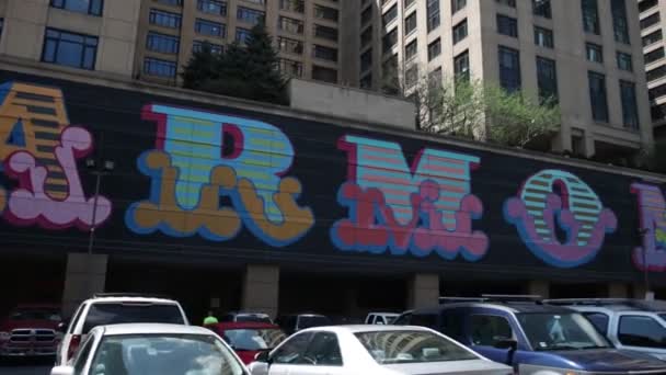 Vue Centre Ville Street Art — Video