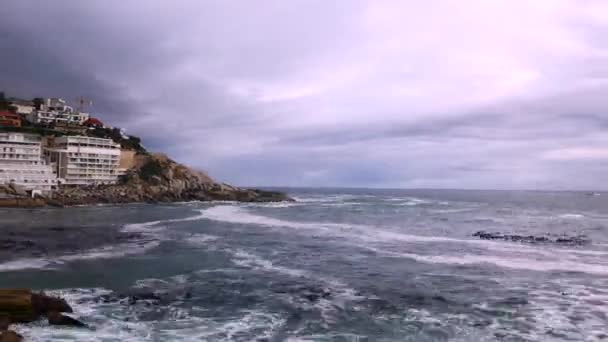 Тімелапс Зимової Берегової Лінії — стокове відео