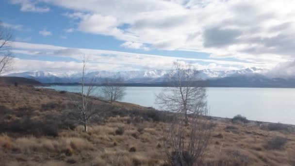 Region Cook Südinsel Neuseeland Luftaufnahmen Epische Schönheit — Stockvideo