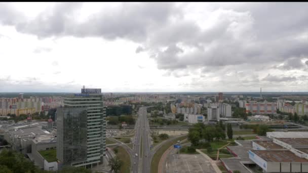 Ufo Kulesinin Tepesinden Bratislava Nın Şehir Zaman Çizelgesi — Stok video