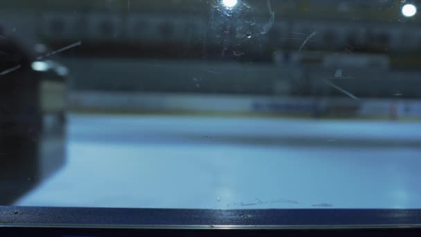 Zamboni Einer Eishockeyhalle — Stockvideo