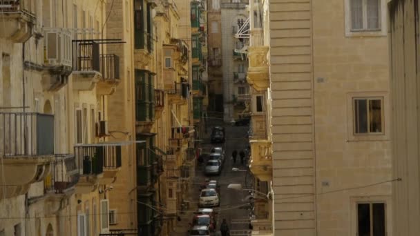 Große Malta Filmsammlung Alter Sehenswürdigkeiten Fantastischer Architektur Und Küste Kann — Stockvideo