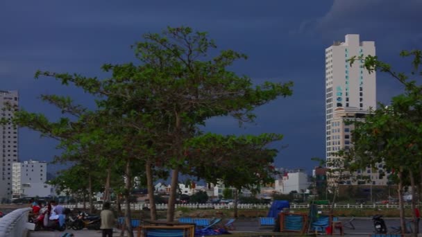 Nha Trang Vietnã Ásia Julho 2018 Vietnamita Férias Resort Praia — Vídeo de Stock