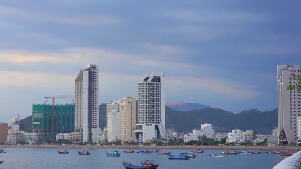 Nha Trang Vietnã Ásia Julho 2018 Vietnamita Férias Resort Praia — Vídeo de Stock