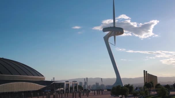 Sculpture Parc Olympique Barcelone Espagne — Video