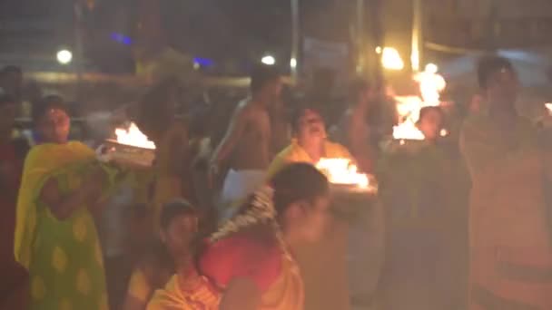 Aadi Thiruvizha Święto Świątyni Arulmigu Raja Mariamman Johor Bahru Znana — Wideo stockowe