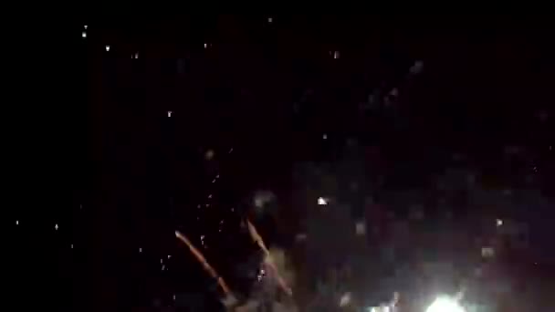 Bellissimi Fuochi Artificio Durante Festival Estate — Video Stock