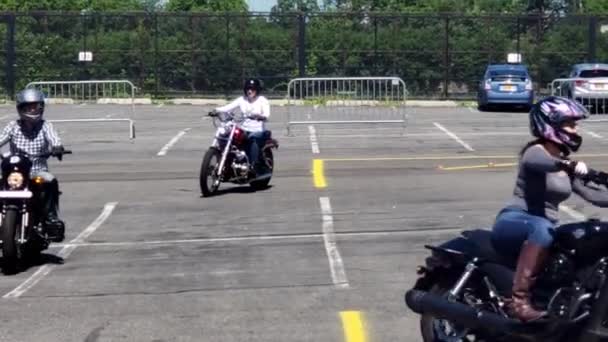 Lihat Kelas Keselamatan Sepeda Motor — Stok Video
