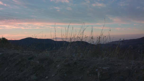 Wczesny Wschód Słońca Glendora Mountain Road — Wideo stockowe