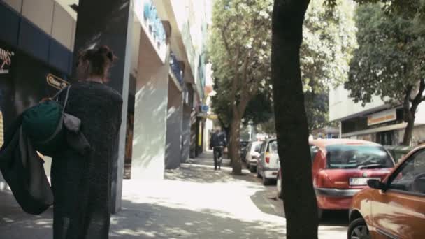Sokak Tarafı Zadar City Hırvatistan Yavaş Çekim Takip Çekimi — Stok video