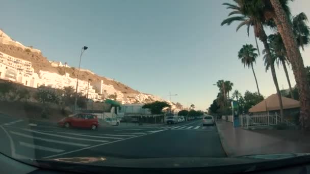 Conduire Dans Une Ville Une Île Espagnole — Video
