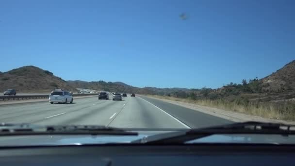 Mit Dem Auto Von Los Angeles Nach San Diego — Stockvideo