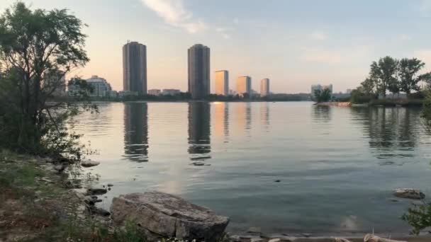 Enjoying Nice View Some Toronto Finest Towers — Stock Video